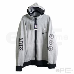 Nike LA Clippers Jacket NBA Therma Flex Showtime Gray Hoodie Men's Sz 3XL New